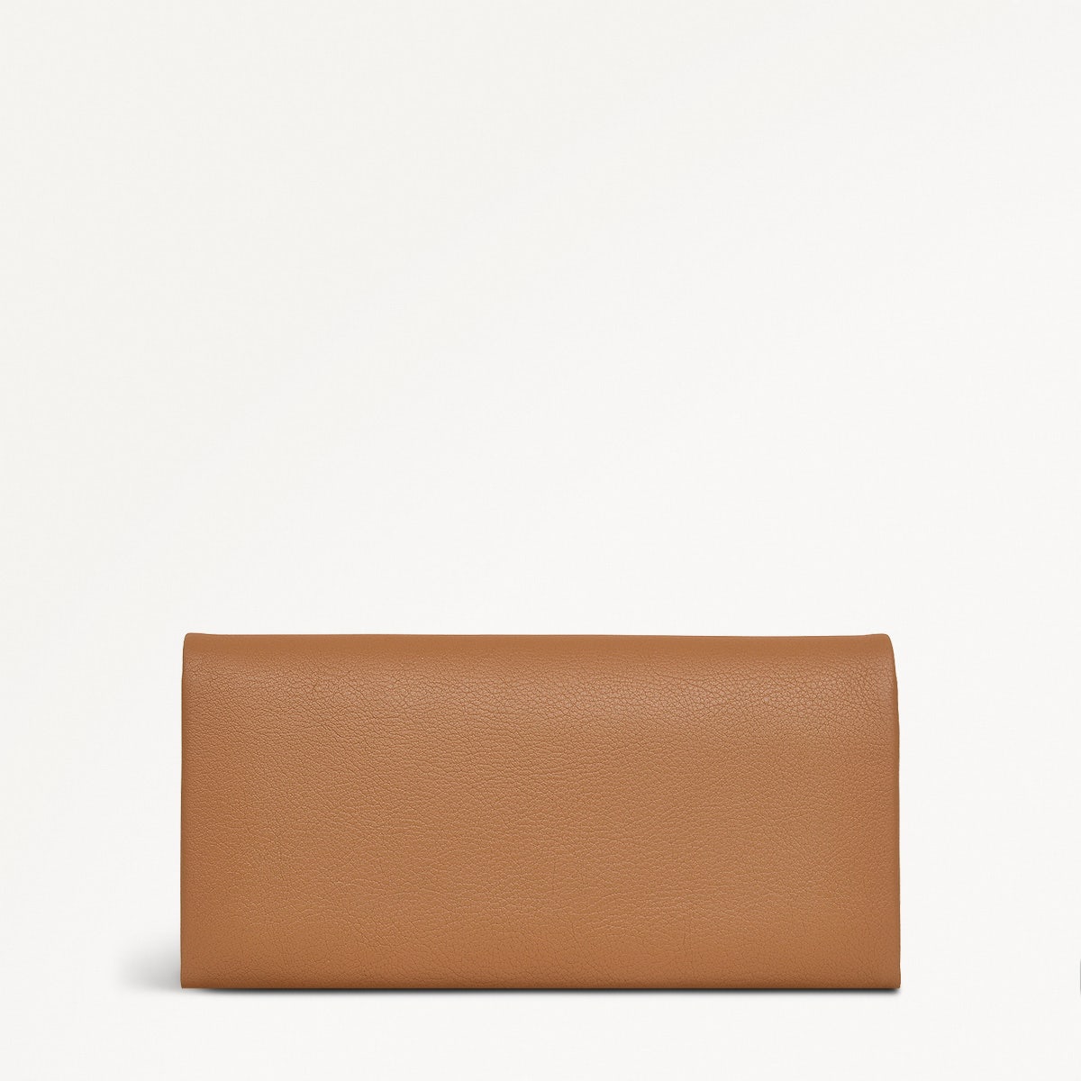 Mallow Street Leather Large Flapover Wallet in Dark Butter - 110767