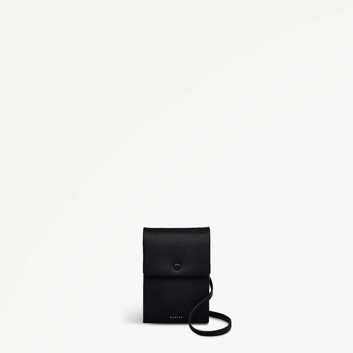 Mallow Street Leather Medium Phone Cross Body in Black - 110770