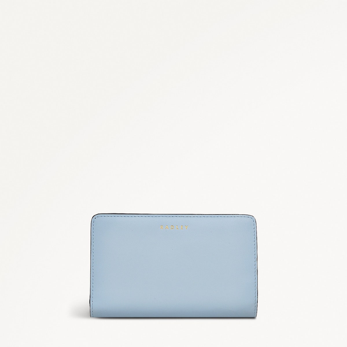 Lighthouse Leather Medium Bifold Wallet in Smoke Blue - 110777