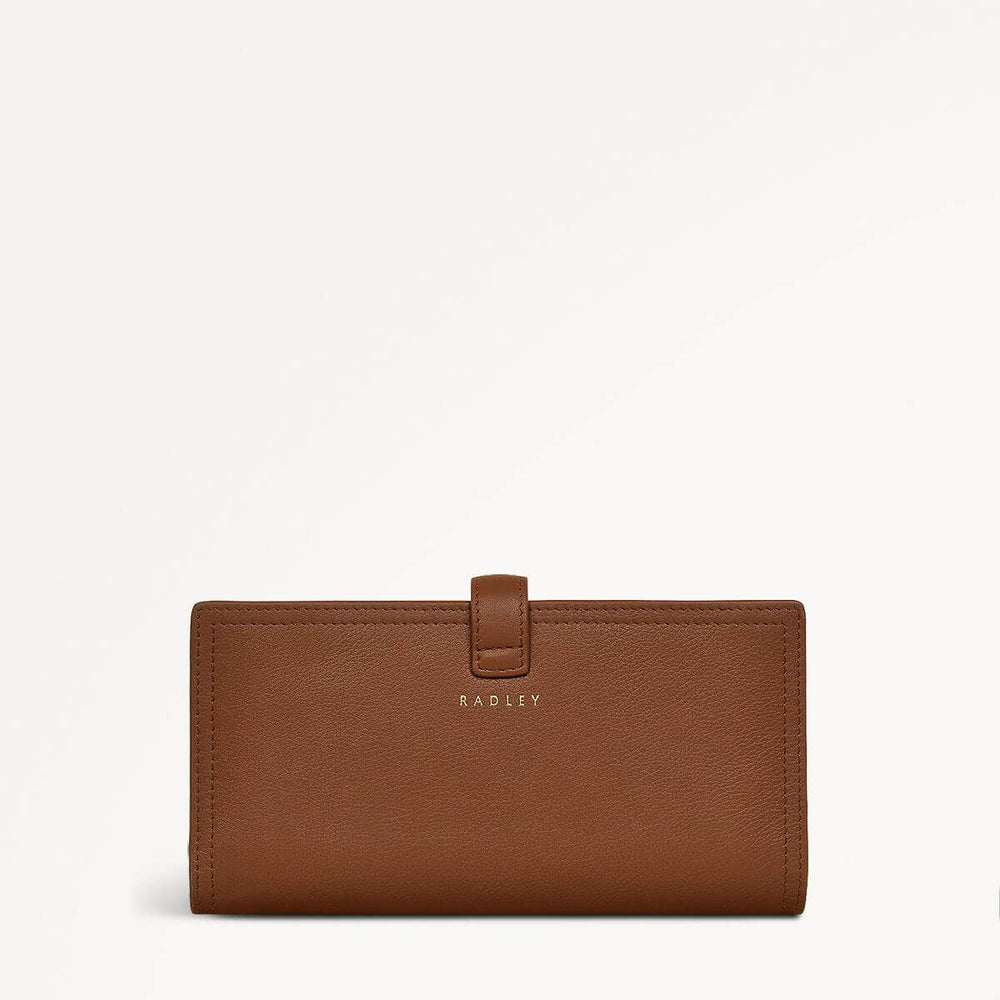 Willis Street Leather Large Bifold Wallet in Saddle - 110783