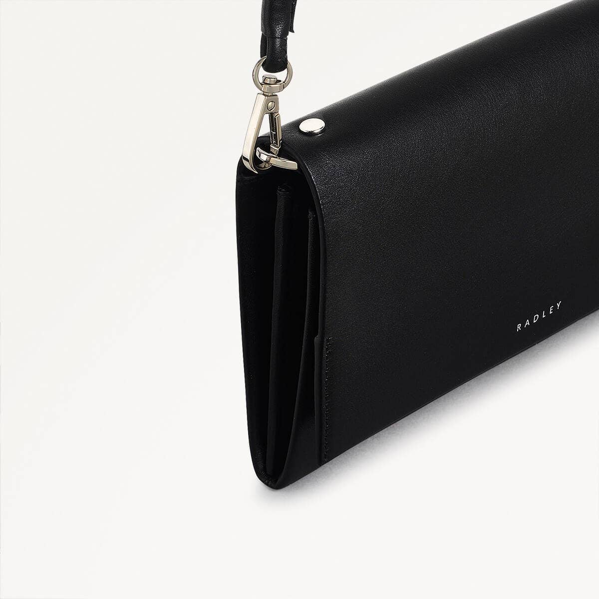 Black Leather Phone Cross Body Bag | The Kensal SS25 | Radley