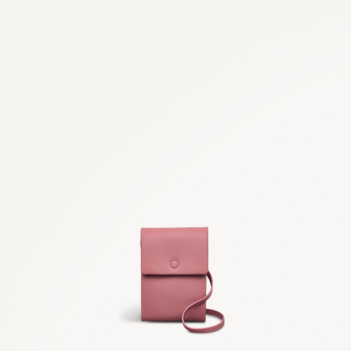 Mallow Street Leather Medium Phone Cross Body in Sienna Pink - 110787