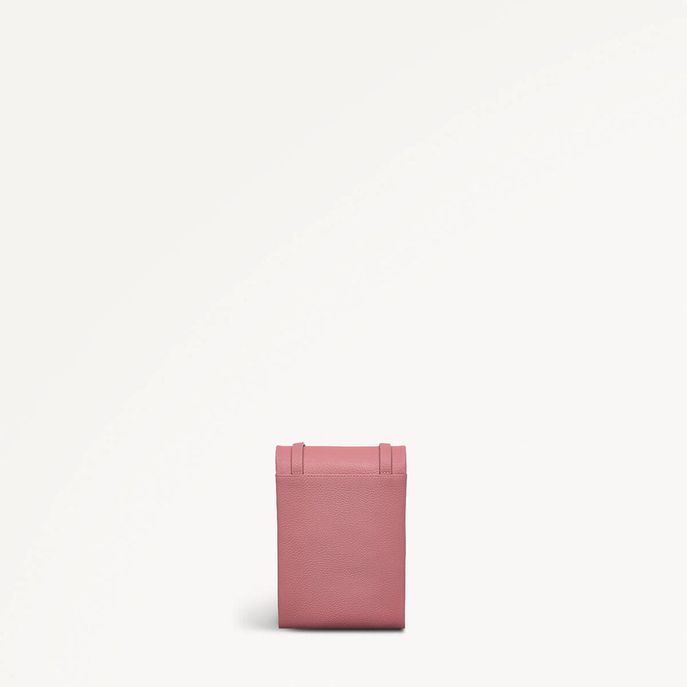 Mallow Street Leather Medium Phone Cross Body in Sienna Pink - 110787