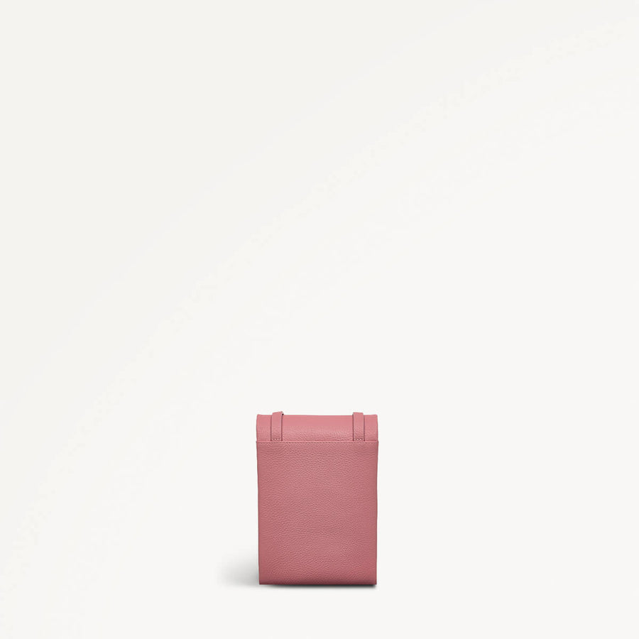 Mallow Street Leather Medium Phone Cross Body in Sienna Pink - 110787