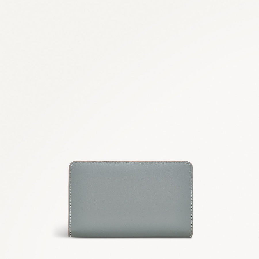 Fields Of Flowers Leather Medium Bifold Wallet in Prairie Pink - 110800