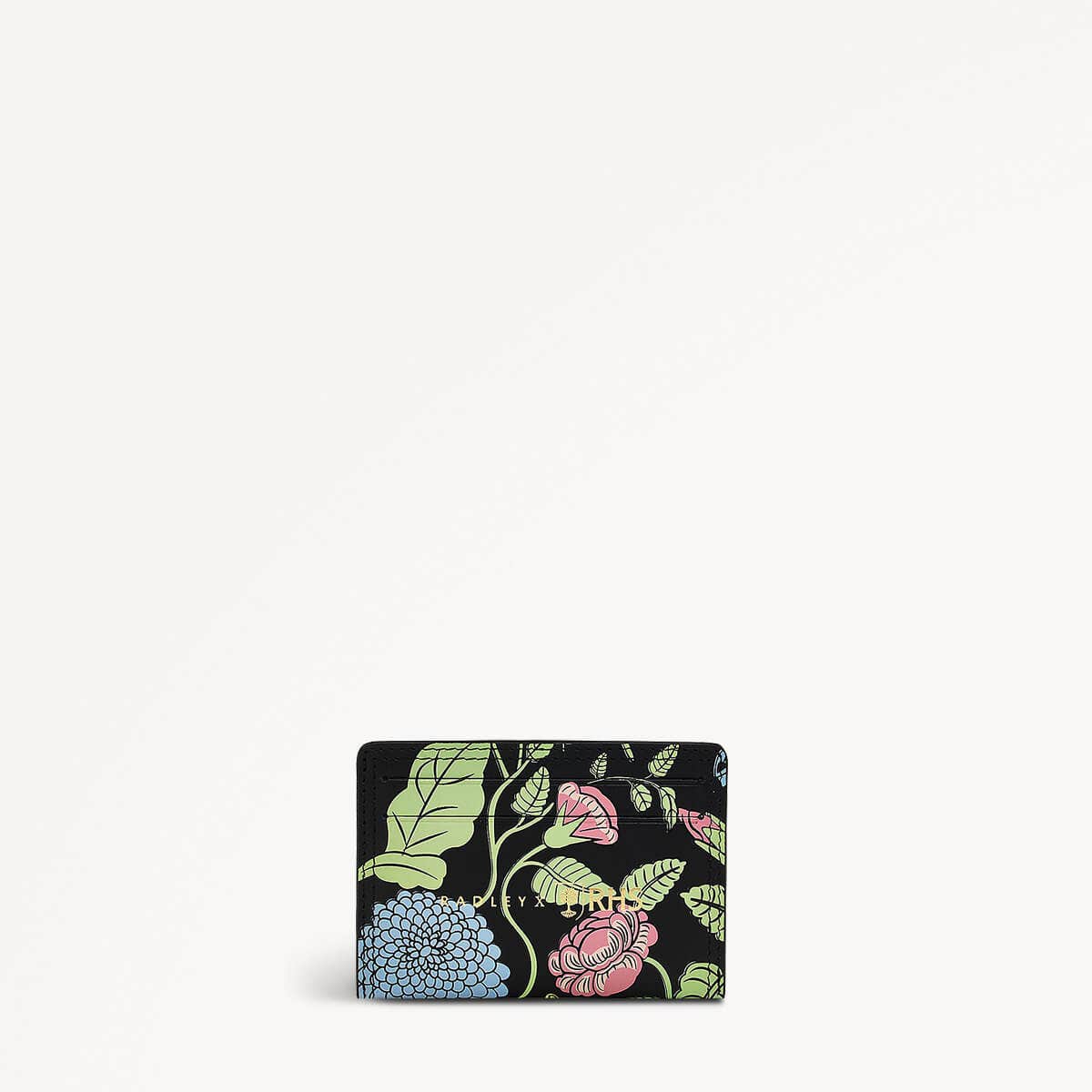 RHS SS25 Leather Small Card Holder in Black - 110805