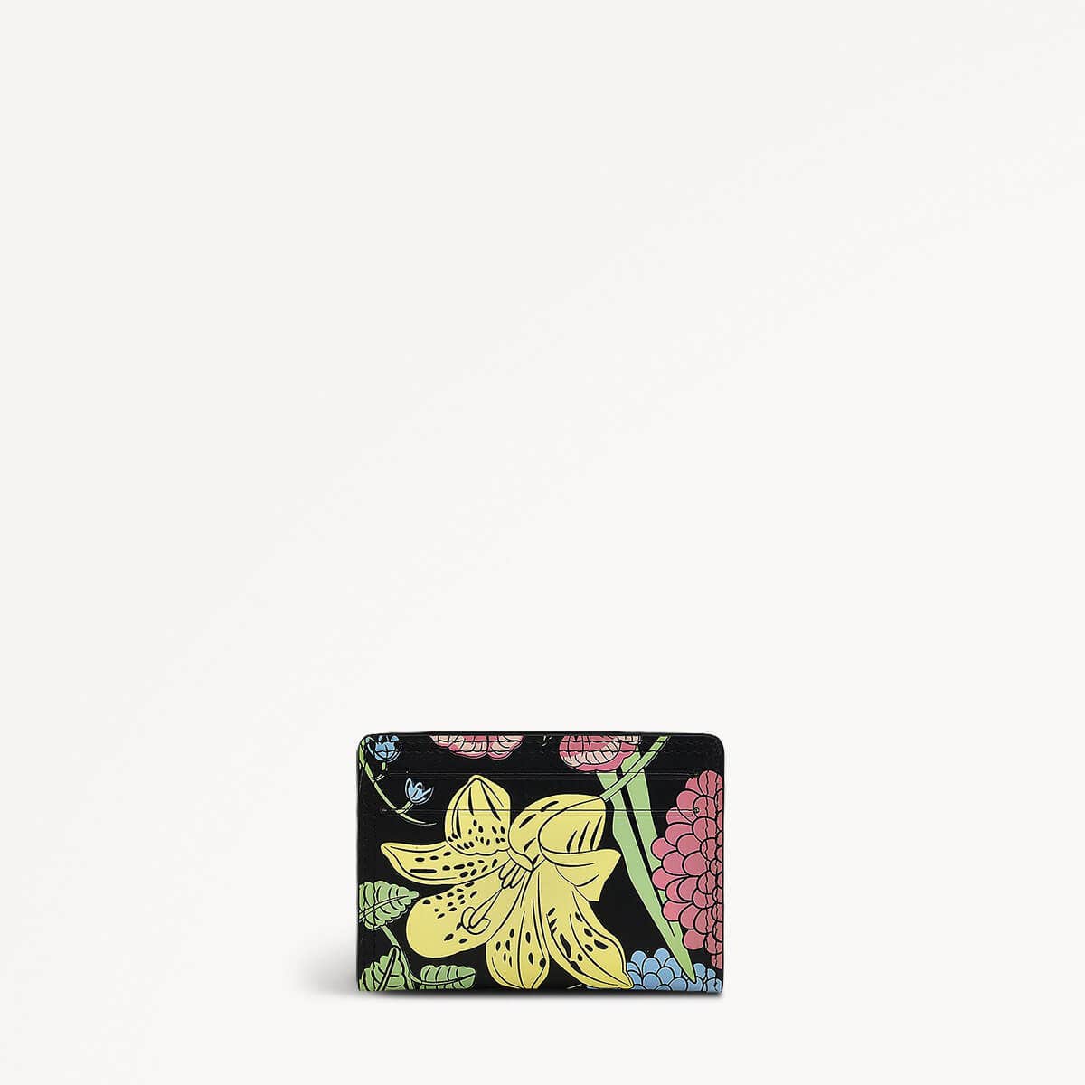 RHS SS25 Leather Small Card Holder in Black - 110805