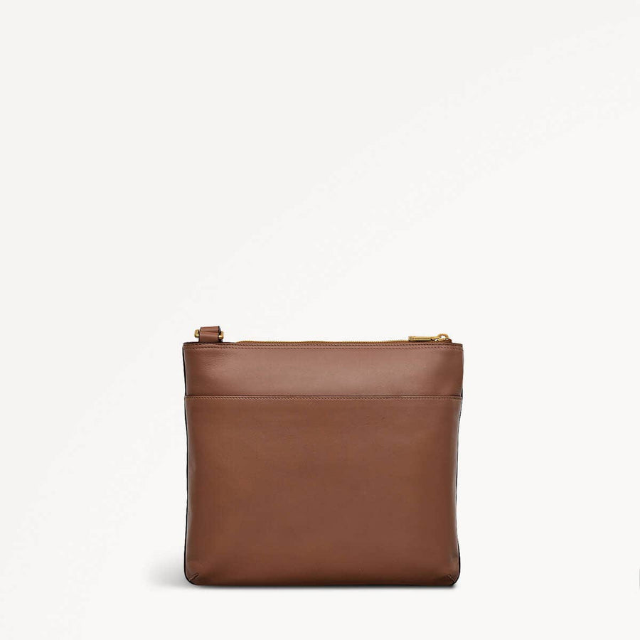 Pockets Large Ziptop Cross Body Saddle - 110813