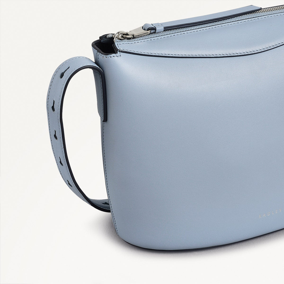 Smoke Blue Small Ziptop Cross Body Bag | The Kensal SS25 | Radley