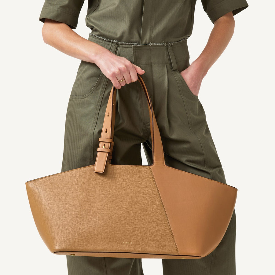 Freda Lane Large Ziptop Shoulder Dark Butter - 110816