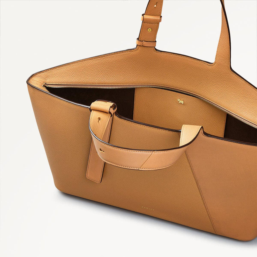 Freda Lane Large Ziptop Shoulder Dark Butter - 110816