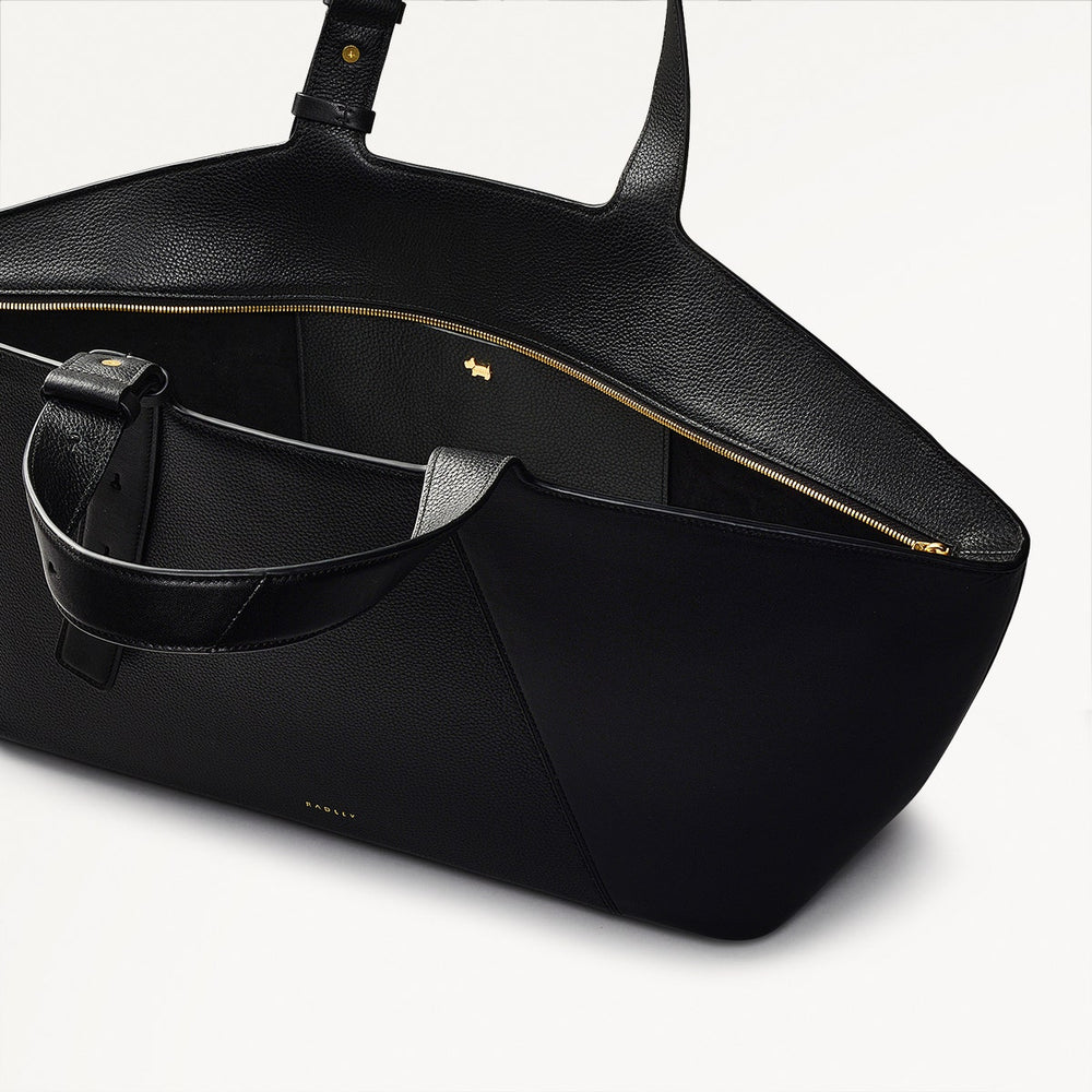 Freda Lane Large Ziptop Shoulder Black - 110817