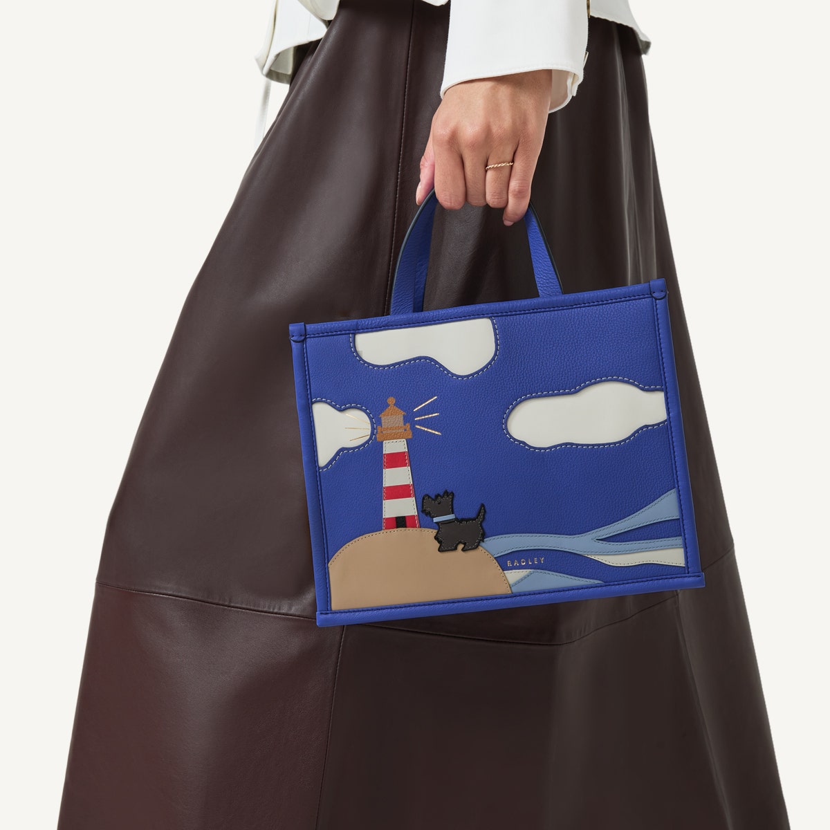 Shore Thing Small Ziptop Satchel Yves Blue - 110818
