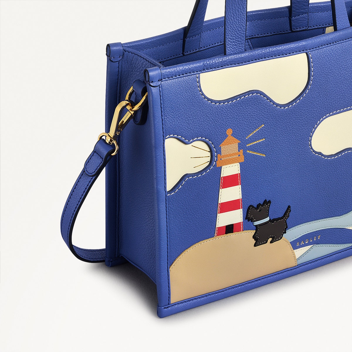 Shore Thing Small Ziptop Satchel Yves Blue - 110818