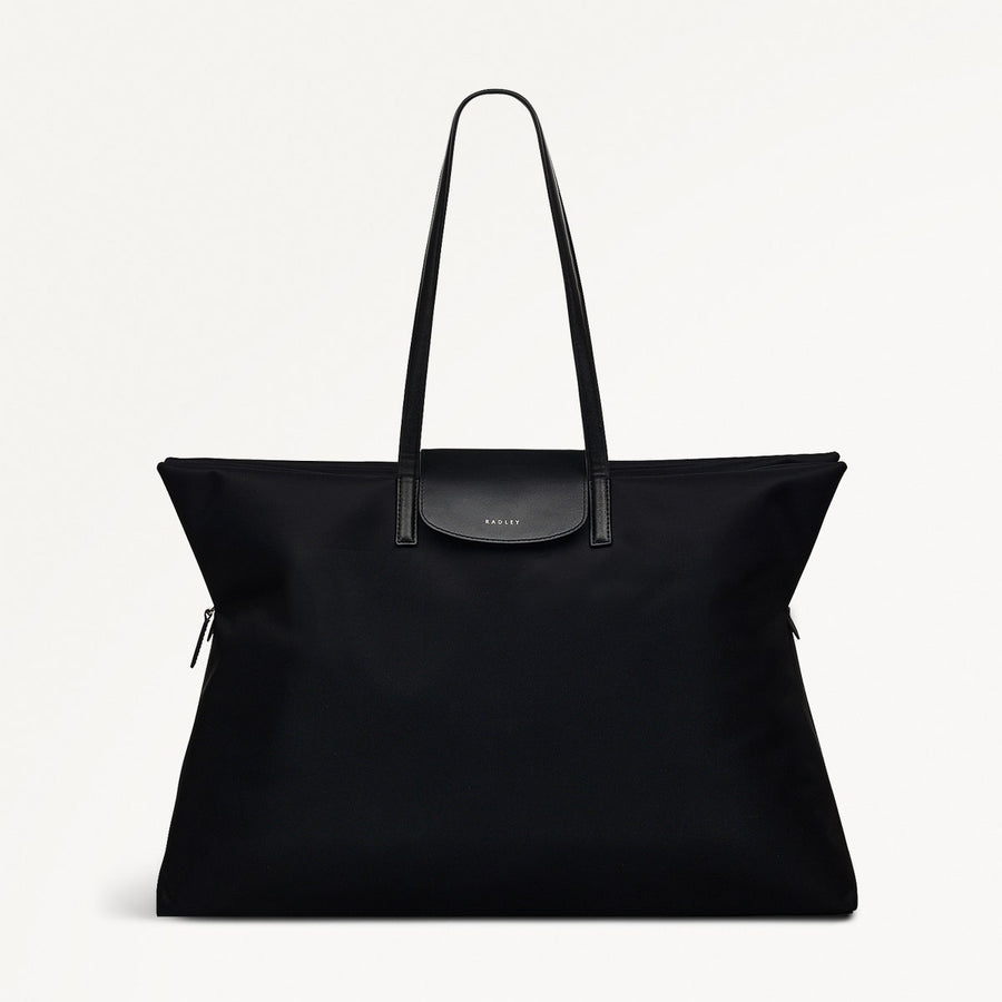 Pocket Essentials Large Ziptop Shoulder Black - 110820