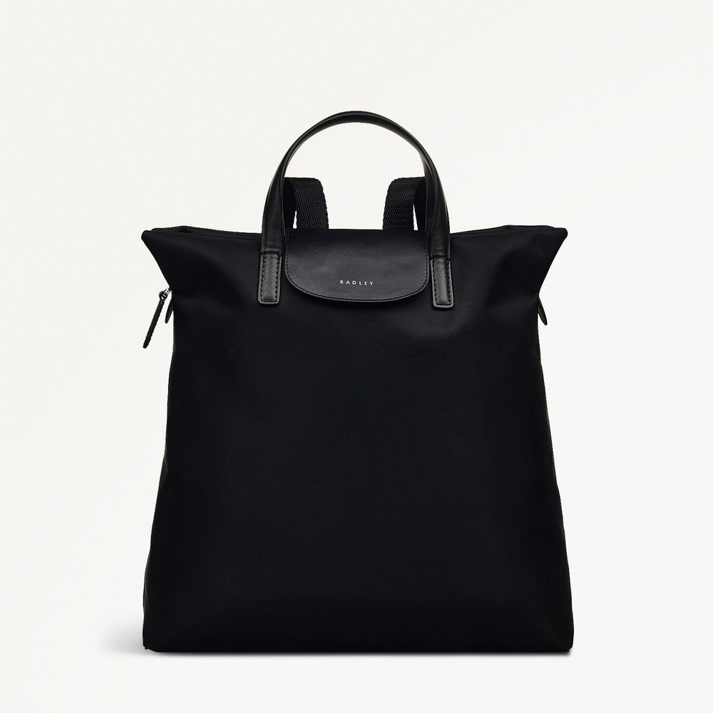 Fabric Medium Sized Black Backpack Radley London