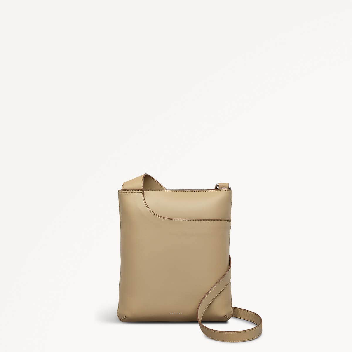 Pockets Medium Ziptop Cross Body Stone - 110829