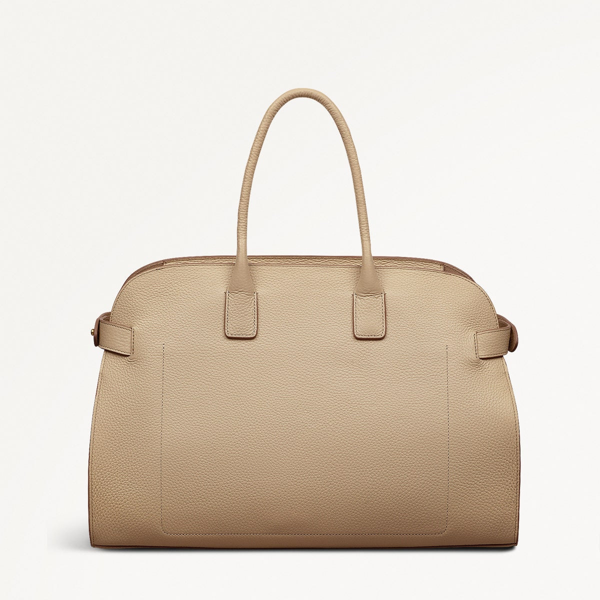 The Rathbone Large Ziptop Satchel Stone - 110833