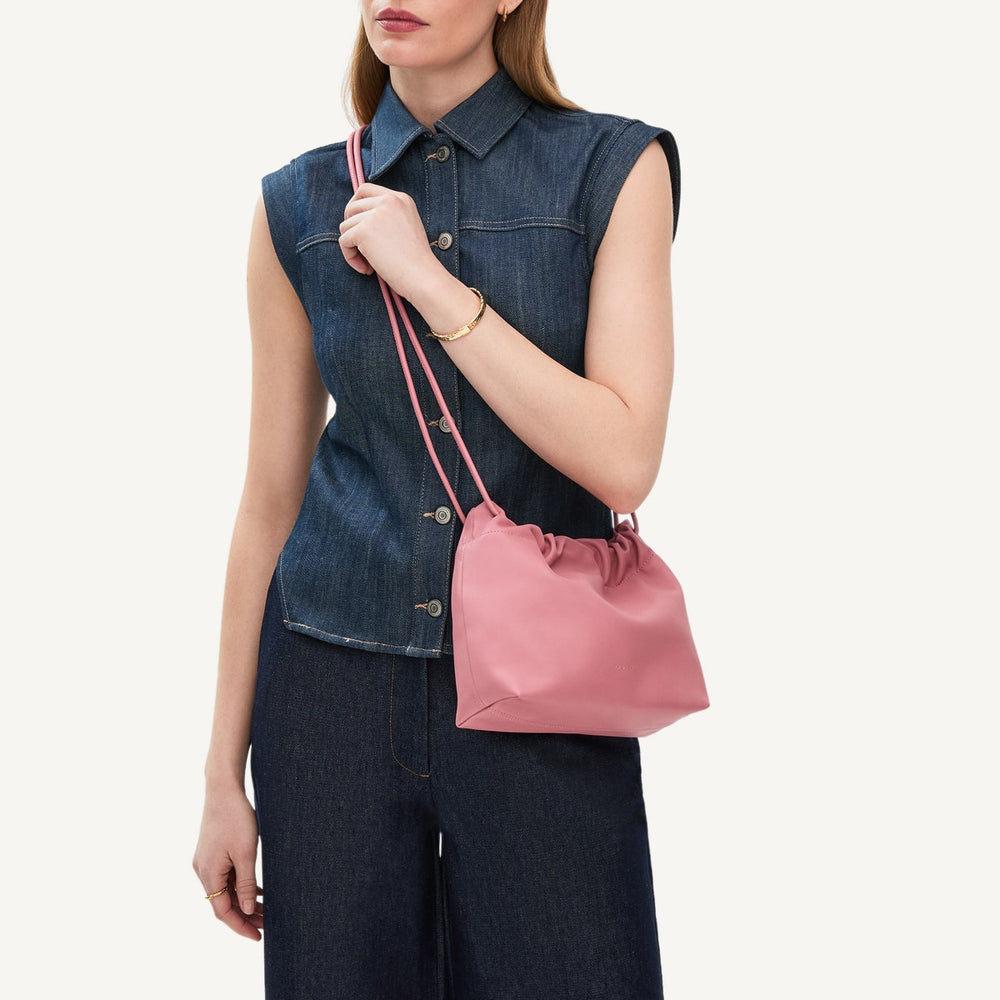 Blake Mews Medium Open Top Cross Body Sienna Pink - 110835