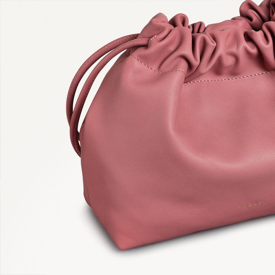 Blake Mews Medium Open Top Cross Body Sienna Pink - 110835