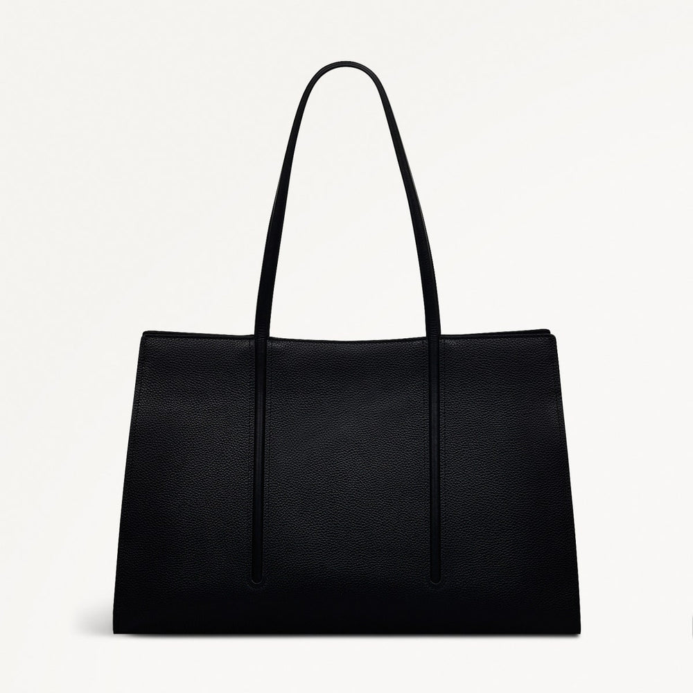 Portland Place Large Open Top Tote Black - 110838