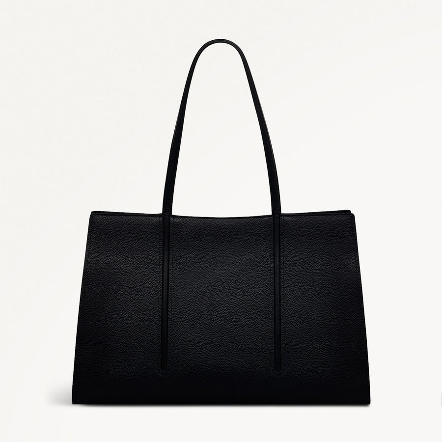 Portland Place Large Open Top Tote Black - 110838