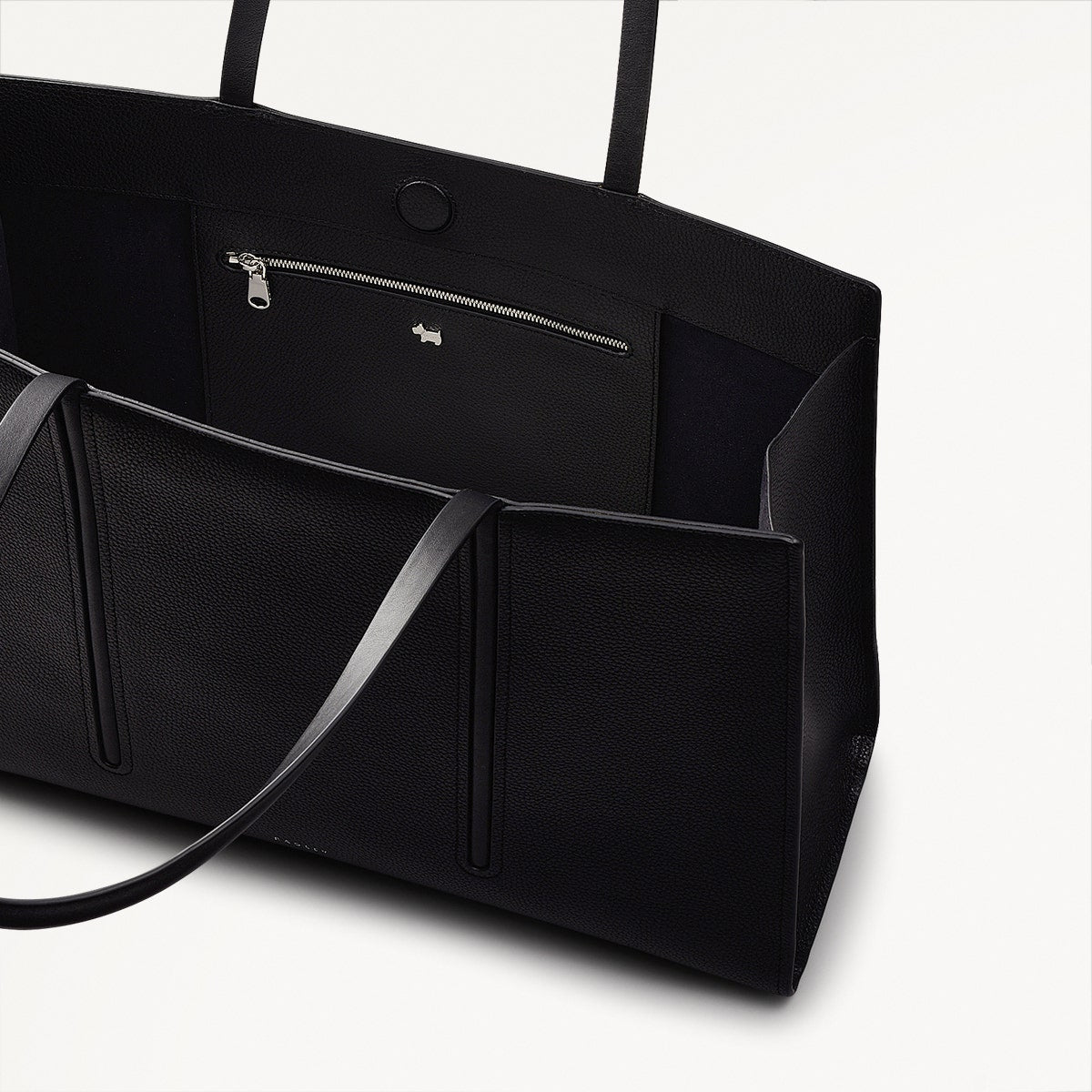 Portland Place Large Open Top Tote Black - 110838