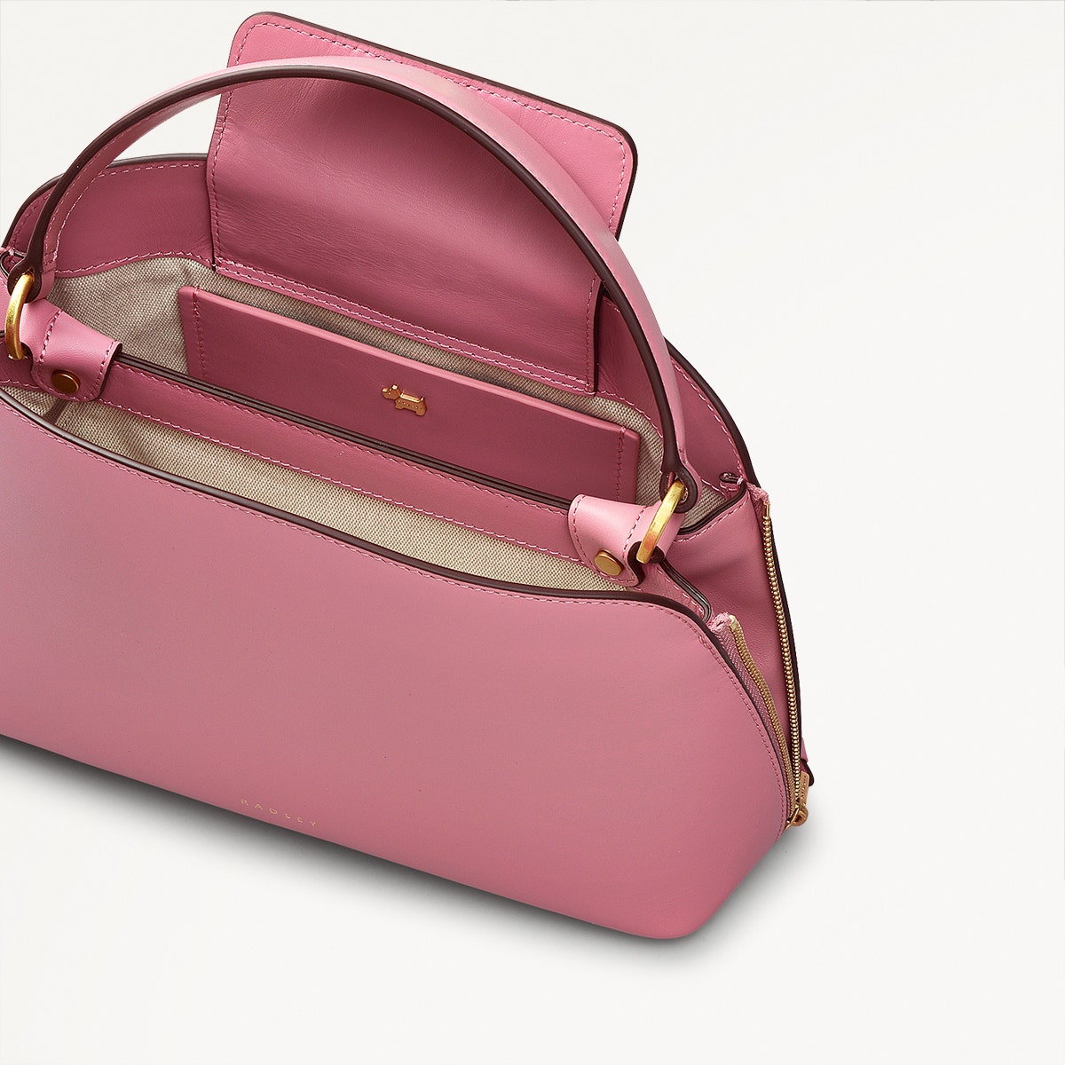 Liverpool Street Small Open Top Satchel Sienna Pink - 110840