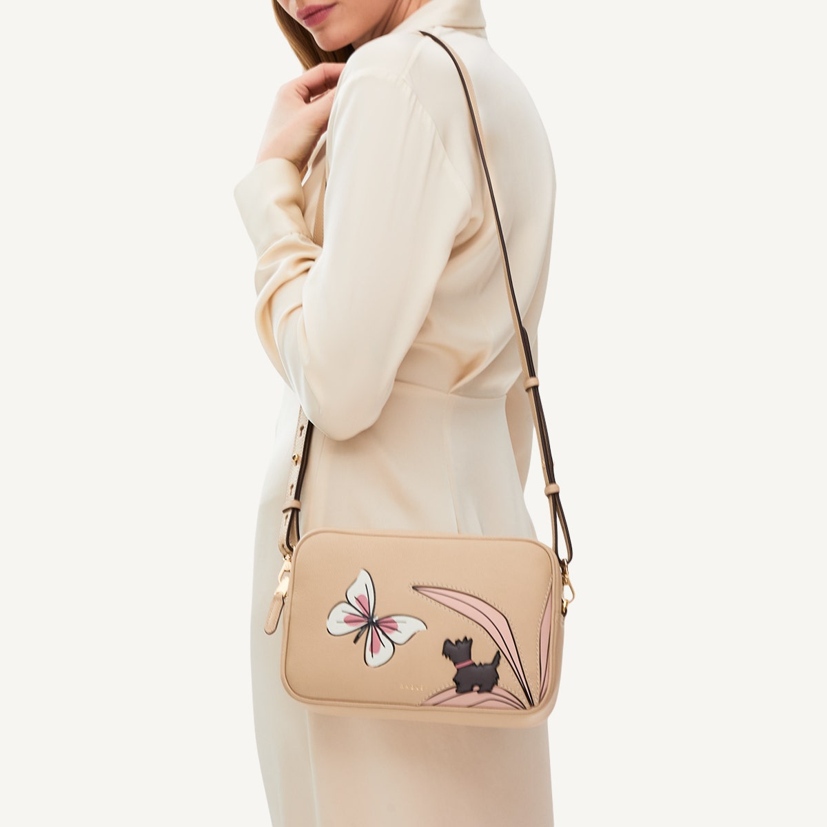 Stone Beige Cross Body Bag | Spring Meadow SS25 | Radley Collectible
