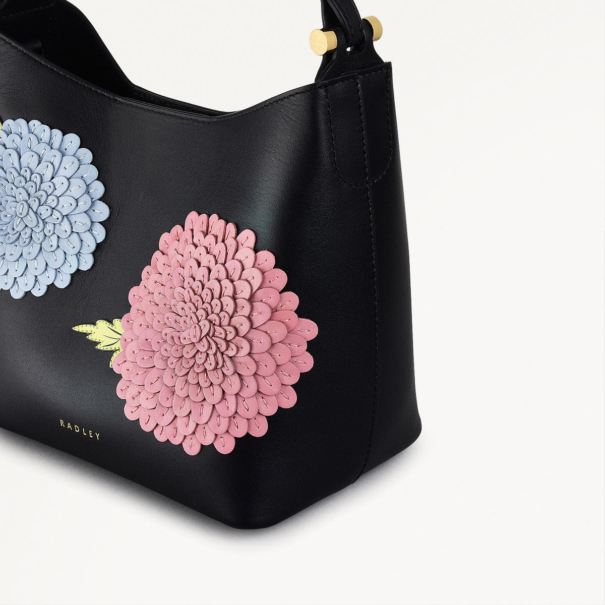 Black Small Open Top Cross Body Bag | RHS Collection SS25