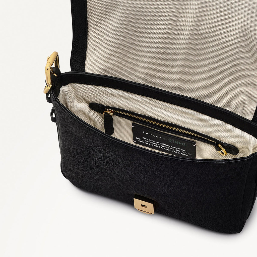 Rhs Ss25 Small Flapover Cross Body Black - 110851