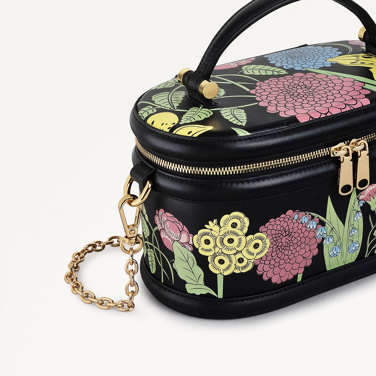 Black Leather Zip Around Crossbody Bag | RHS Collection SS25 | Radley