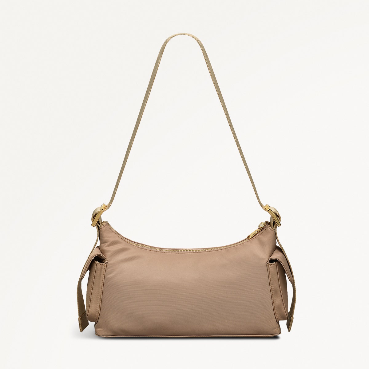 Stone Beige Medium Ziptop Shoulder Bag | Guildford Grove SS25 | Radley