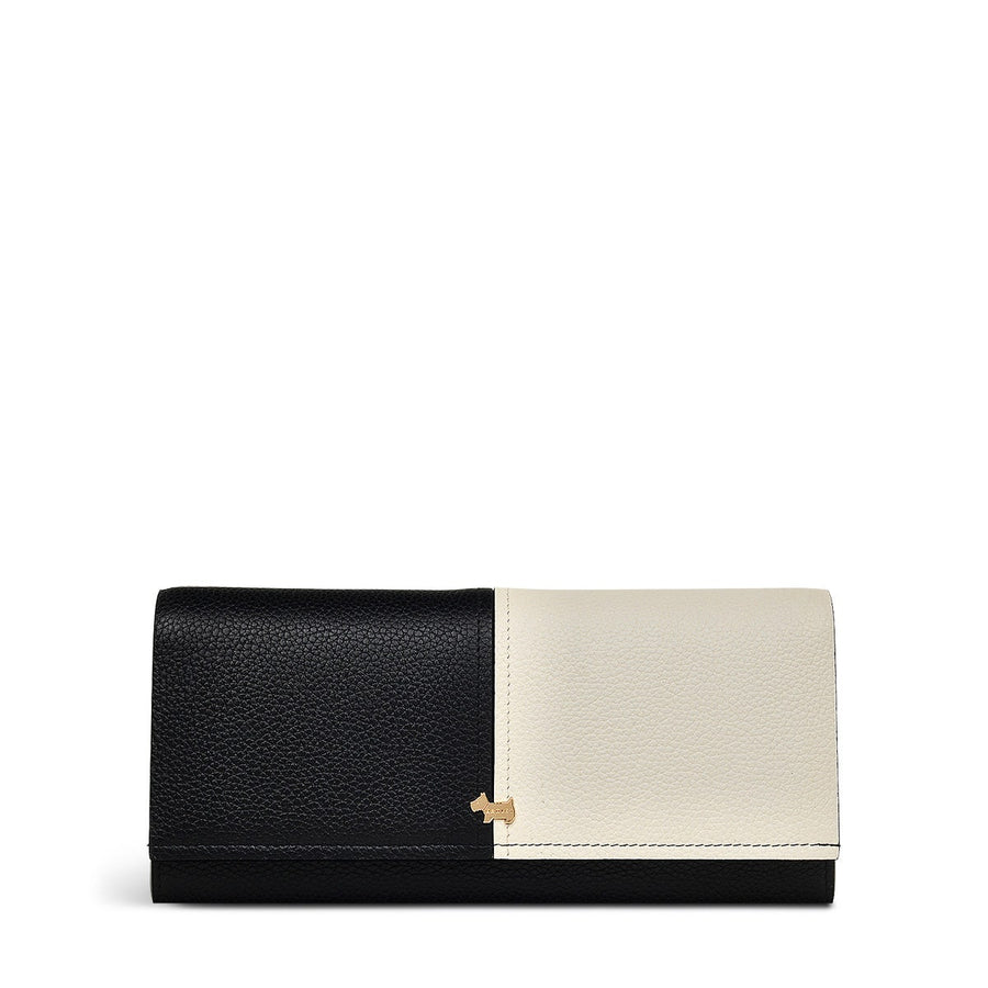 Regents Row Colour Block Large Flapover Wallet - OSD14210
