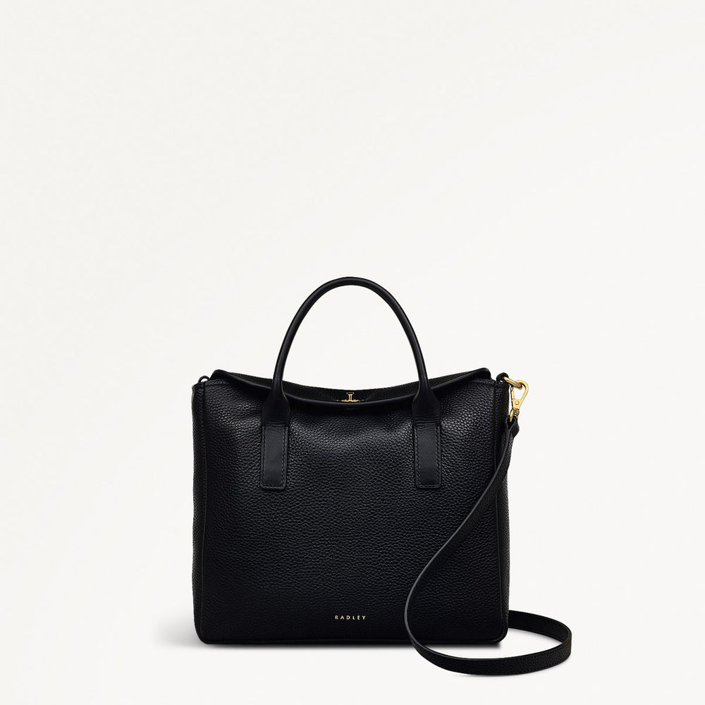 Carpenter Yard Small Flapover Satchel Black 1 - 110914