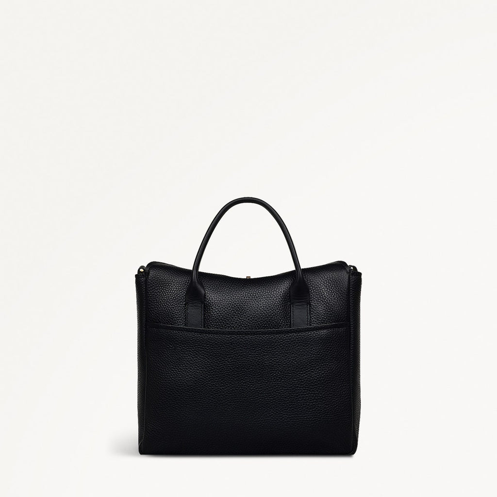 Carpenter Yard Small Flapover Satchel Black 1 - 110914