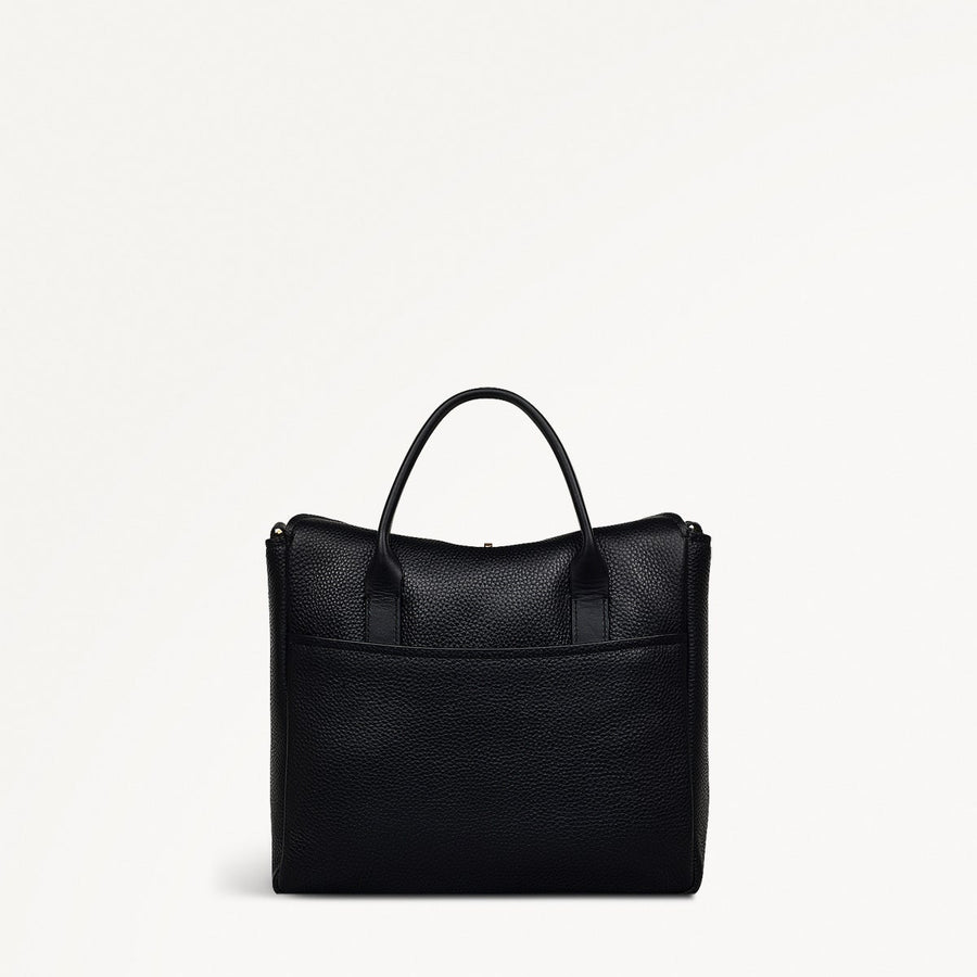 Carpenter Yard Small Flapover Satchel Black 1 - 110914