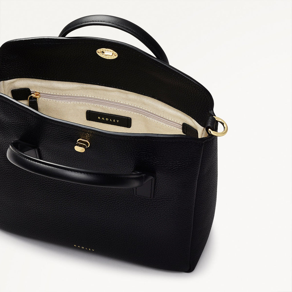 Carpenter Yard Small Flapover Satchel Black 1 - 110914