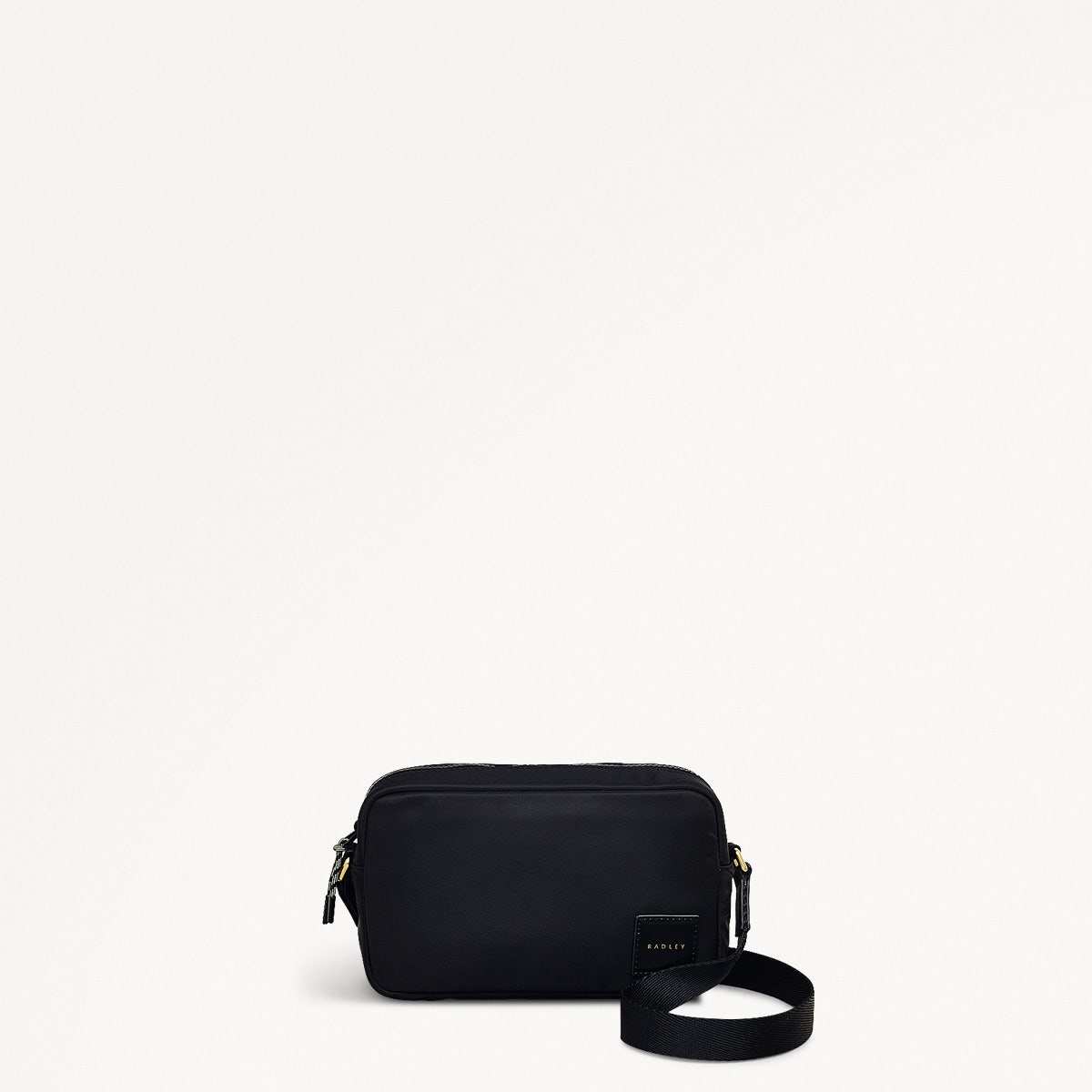 Black Mini Zip Around Crossbody | Blair Crescent Responsible Ss25