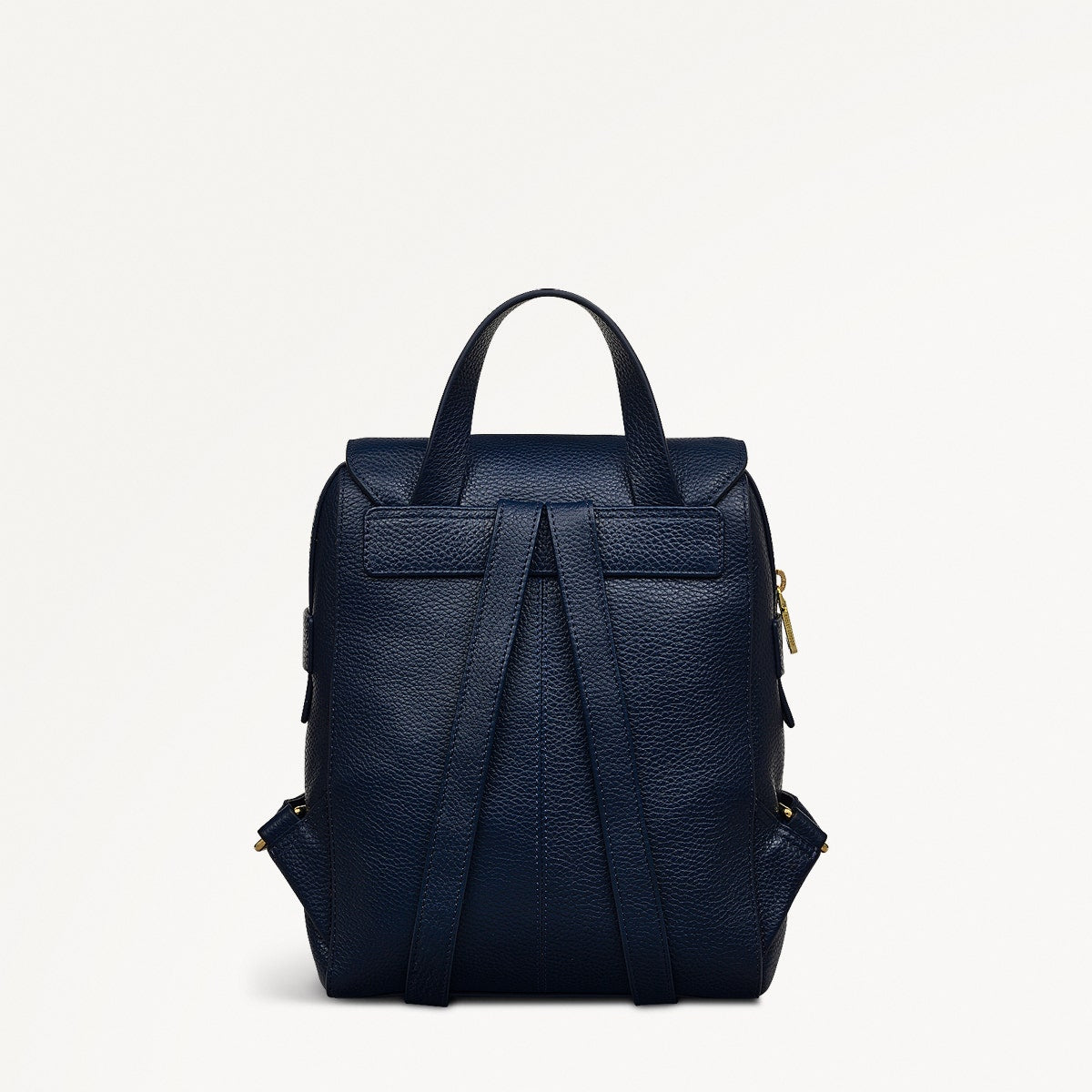 Lorne Close Leather Medium Flapover Backpack in Ink - 110939