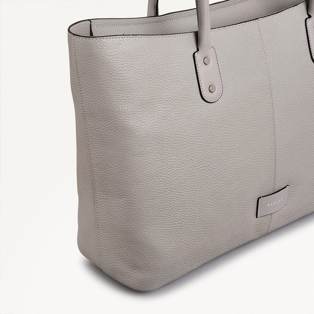 Ash Grey Large Zip-Top Tote | Southwark Lane SS25 | Radley