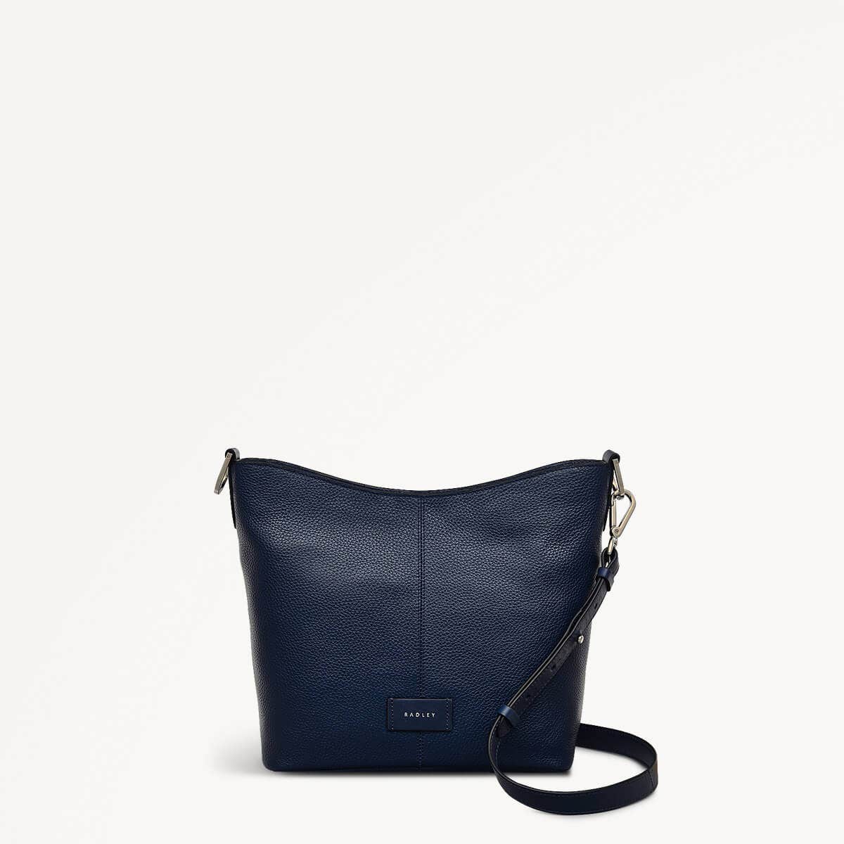 Southwark Lane Leather Small Ziptop Crossbody Bag in Ink - 110960