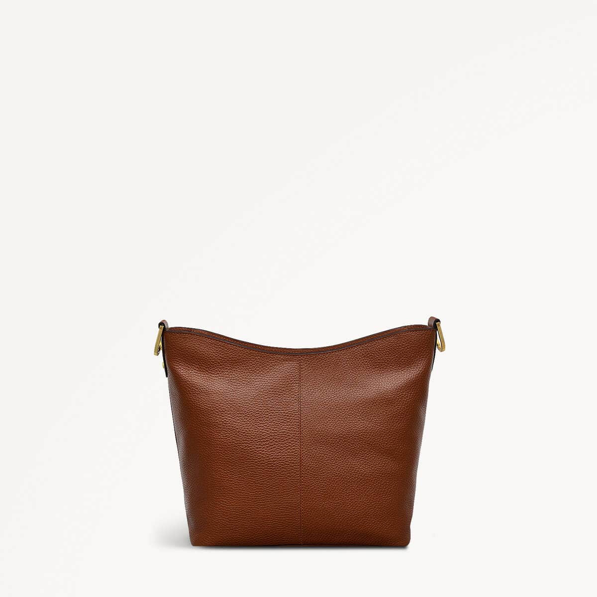 Southwark Lane Leather Small Ziptop Crossbody Bag in Tortoise - 110961