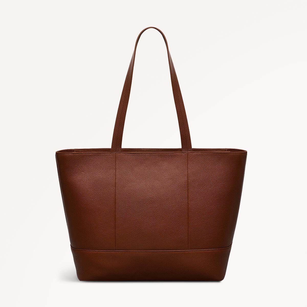 Isabella Road Leather Medium Ziptop Tote Bag in Tortoise - 110963