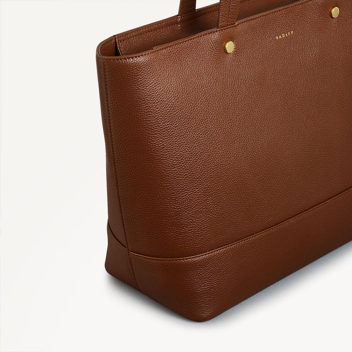 Isabella Road Leather Medium Ziptop Tote Bag in Tortoise - 110963