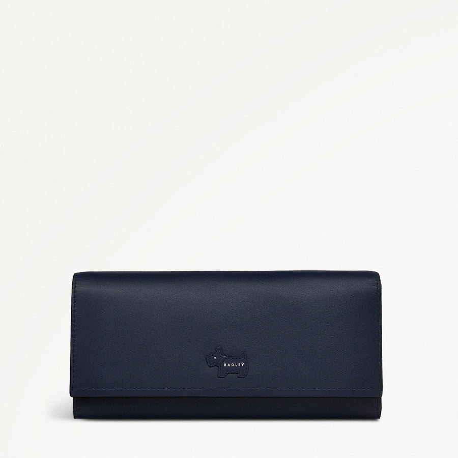 Radley Dna - Protect Leather Large Flapover Wallet in Ink - 111148
