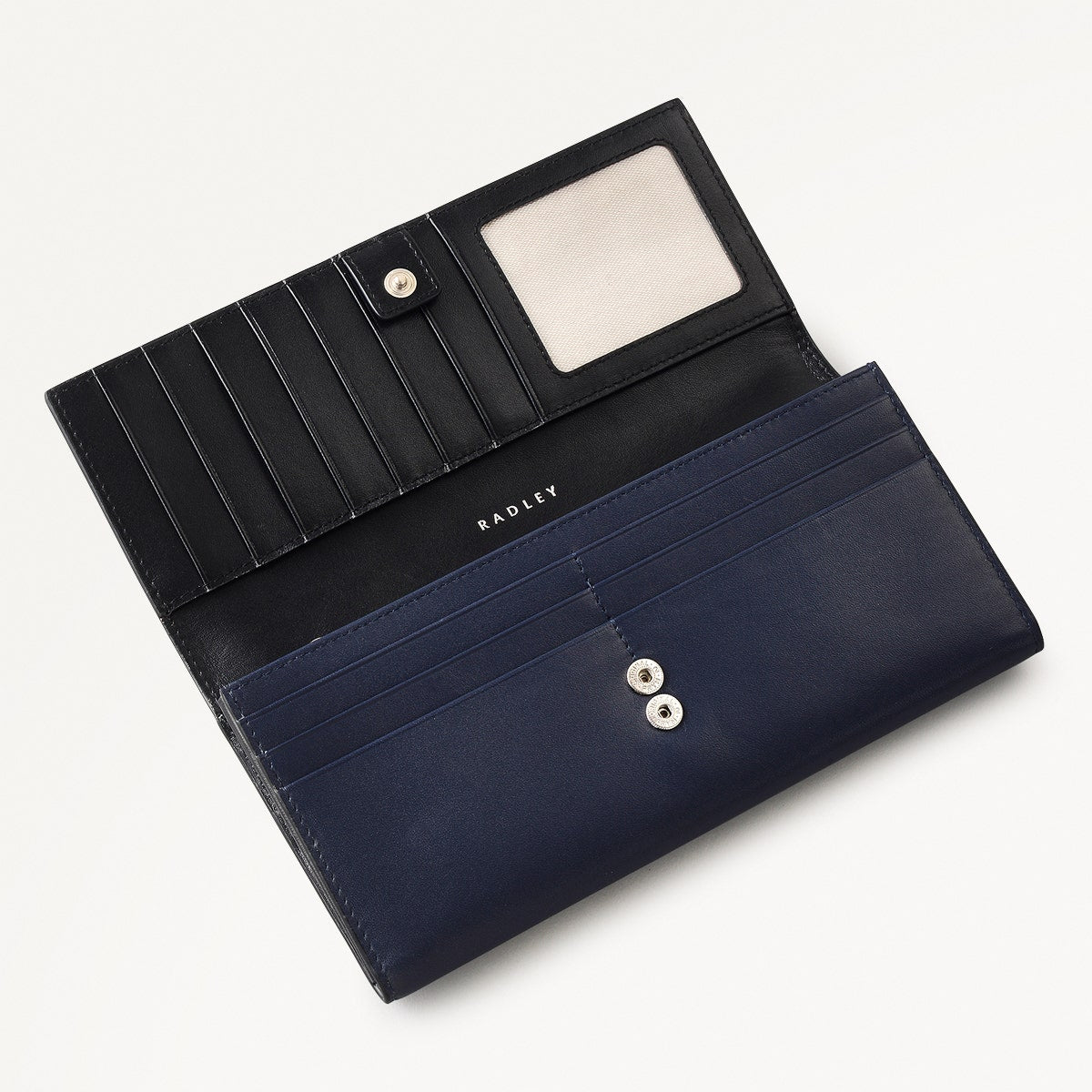 Radley Dna - Protect Leather Large Flapover Wallet in Ink - 111148