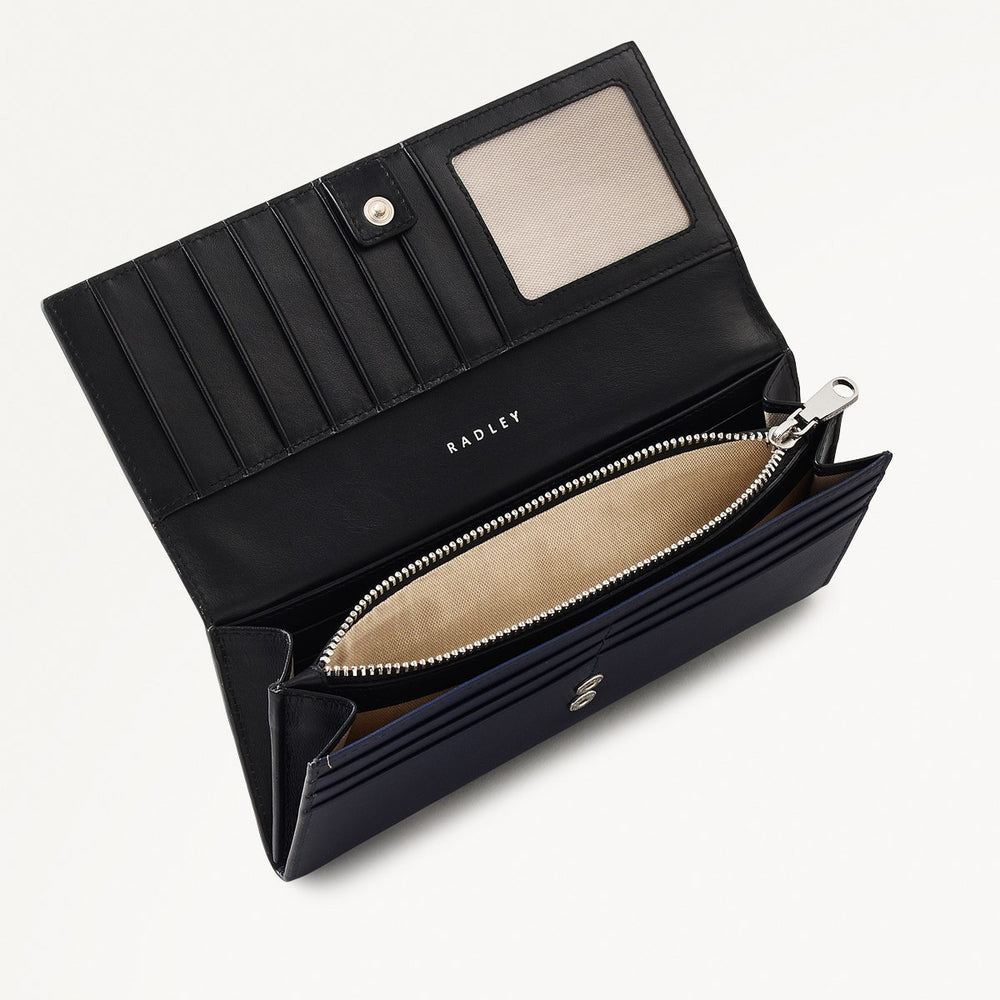 Radley Dna - Protect Leather Large Flapover Wallet in Ink - 111148