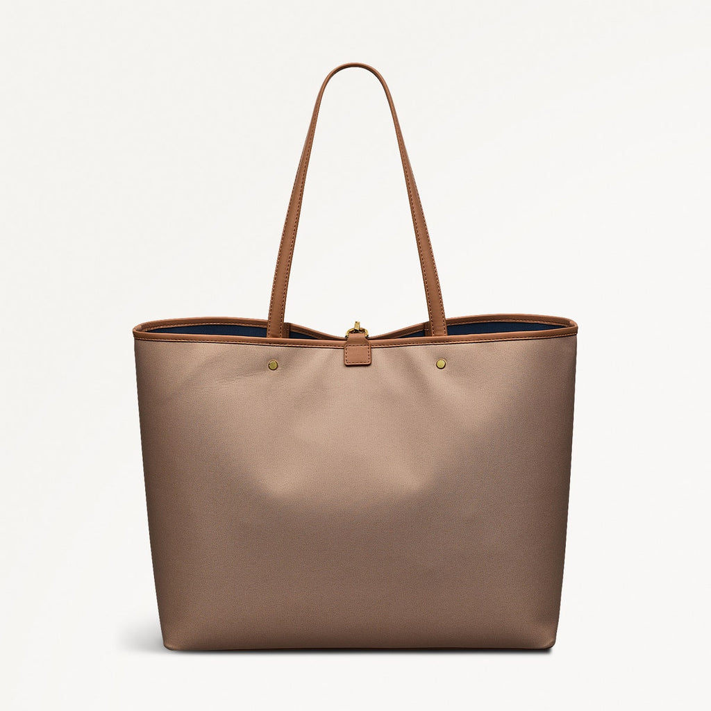 Addison Lane Fabric Large Open Top Tote Bag in Silt - 111278