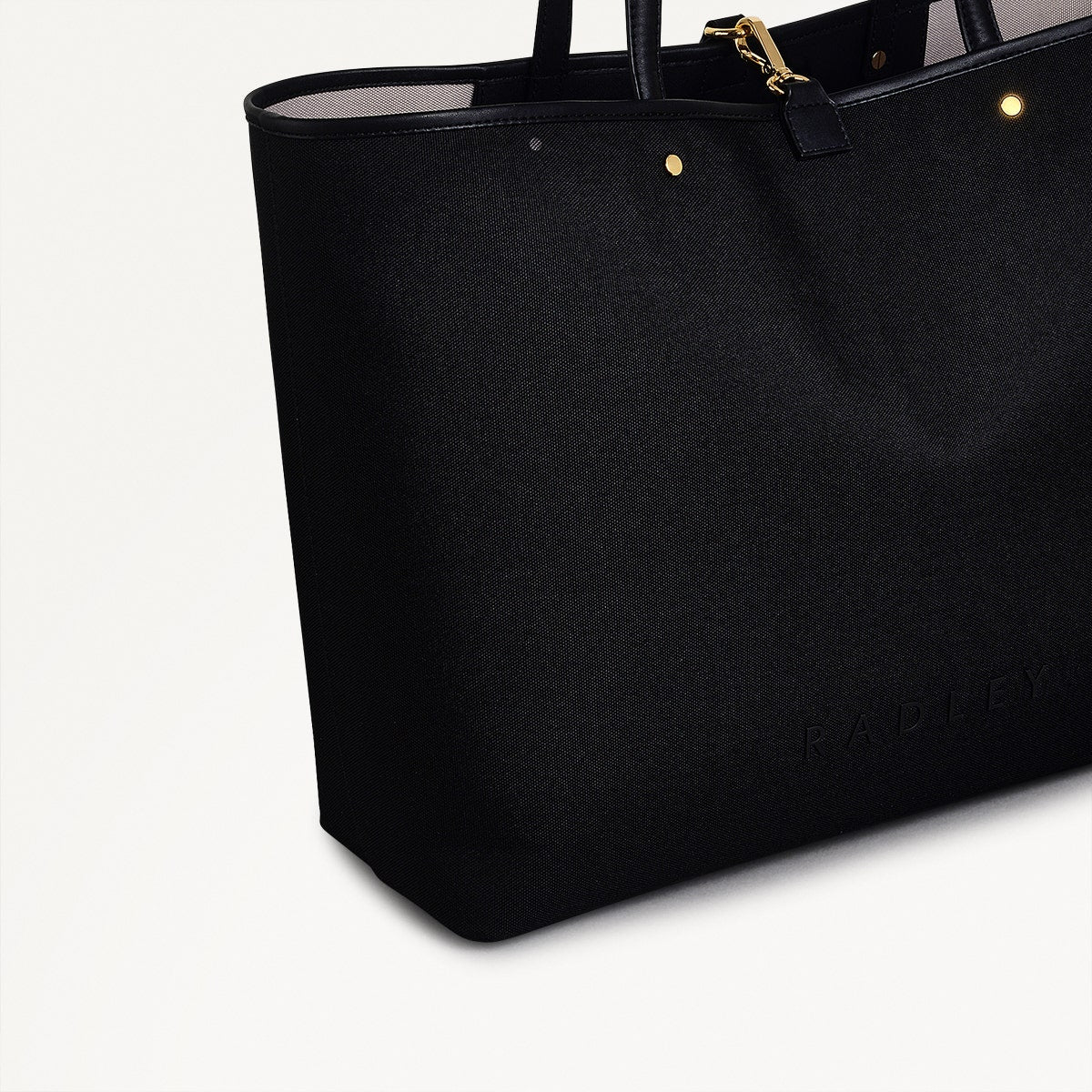 Black Large Open Top Tote | Addison Lane Responsible Ss25 | Radley